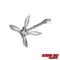 Extreme Max Extreme Max 3006.6666 BoatTector Galvanized Folding/Grapnel Anchor - 9 lbs. 3006.6666 - alternate 2